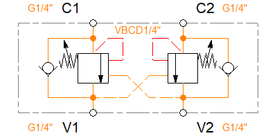 VBCD 1/4" DE/A (V0418)